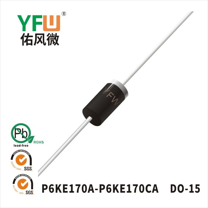 P6KE170A-P6KE170CA   DO-15  Diode inhibitrice transitoire  YFW Youfeng Micro Factory