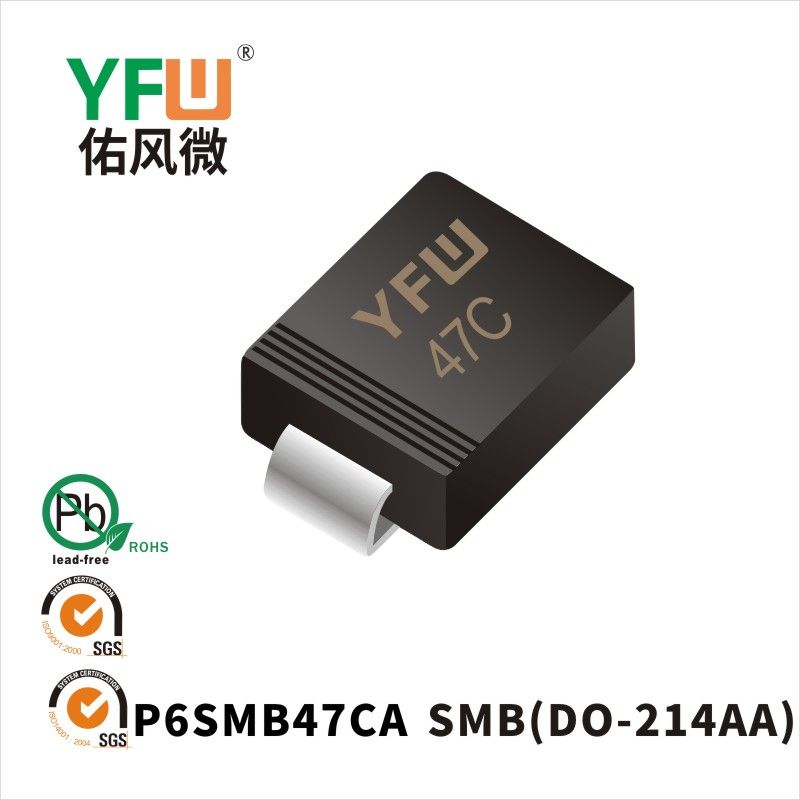 P6SMB47CA  SMB  Diode inhibitrice transitoire  YFW Youfeng Micro Factory