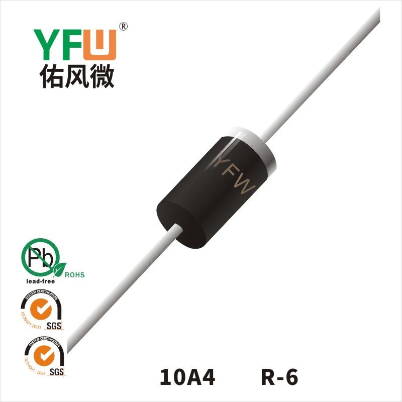 10A4   R-6  Diodes de redressement ordinaires  YFW Youfeng Micro Factory