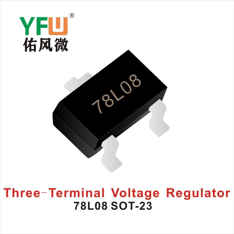 78L08   SOT-23  Tube régulateur de pression à trois extrémités  YFW Youfeng Micro Factory