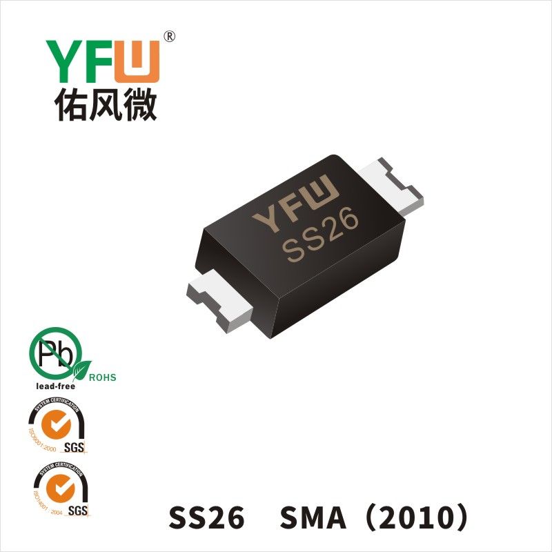 SS26   SMA(2010)  Diodes Schottky  YFW Youfeng Micro Factory