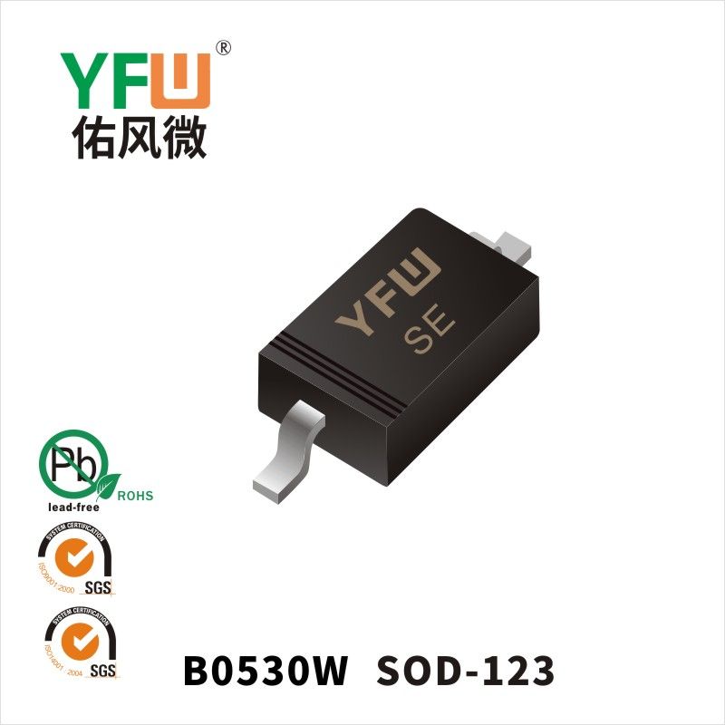 B0530W  SOD-123  Diodes Schottky  YFW Youfeng Micro Factory