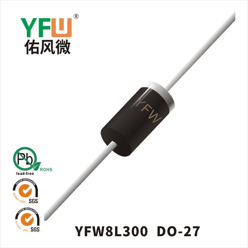 YFW8L300   DO-27  Diode Schottky basse directe  YFW Youfeng Micro Factory