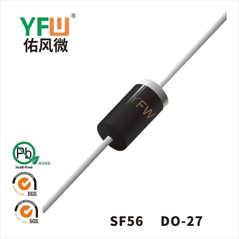 SF56  DO-27  Diode de récupération ultra rapide  YFW Youfeng Micro Factory