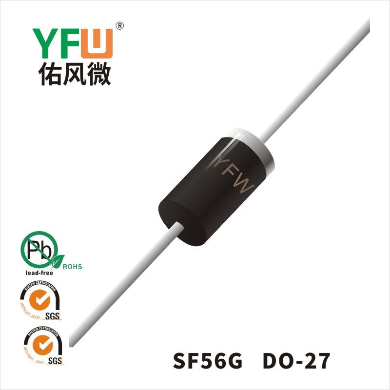 SF56G  DO-27  Diode de récupération ultra rapide  YFW Youfeng Micro Factory