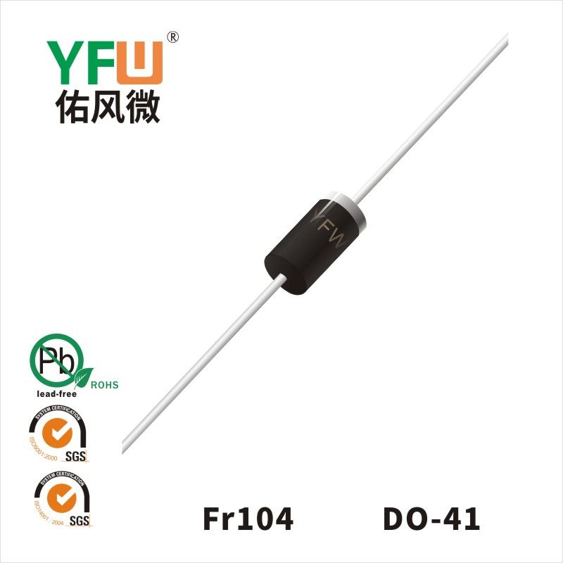 FR104   DO-41  Diode de récupération rapide  YFW Youfeng Micro Factory