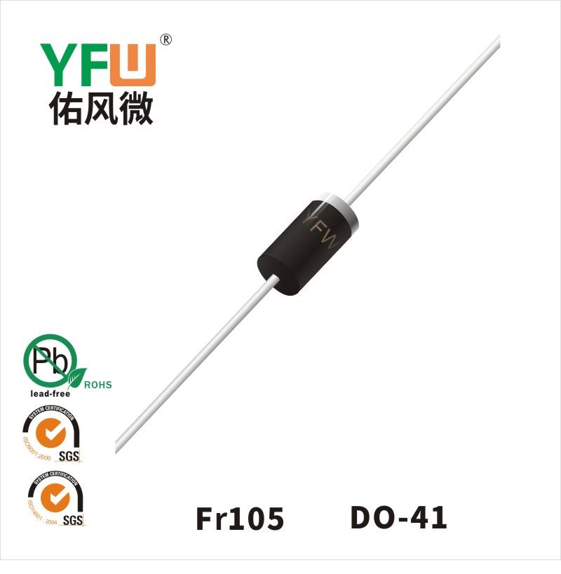 FR105   DO-41  Diode de récupération rapide  YFW Youfeng Micro Factory