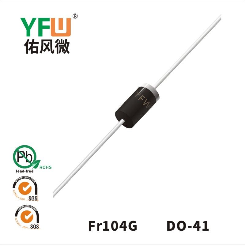 FR104G   DO-41  Diode de récupération rapide  YFW Youfeng Micro Factory