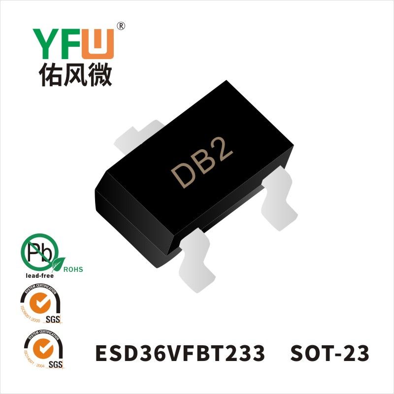 ESD36VFBT233  SOD-23  Diode de protection électrostatique  YFW Youfeng Micro Factory