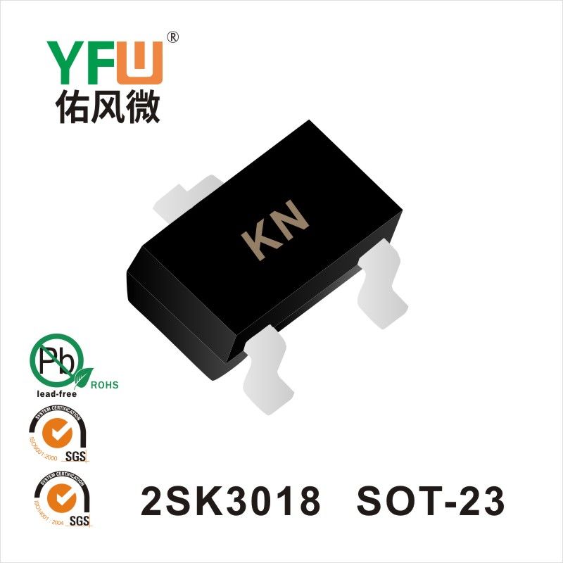 2SK3018  SOT-23 Tube à effet de champ  YFW Youfeng Micro Factory